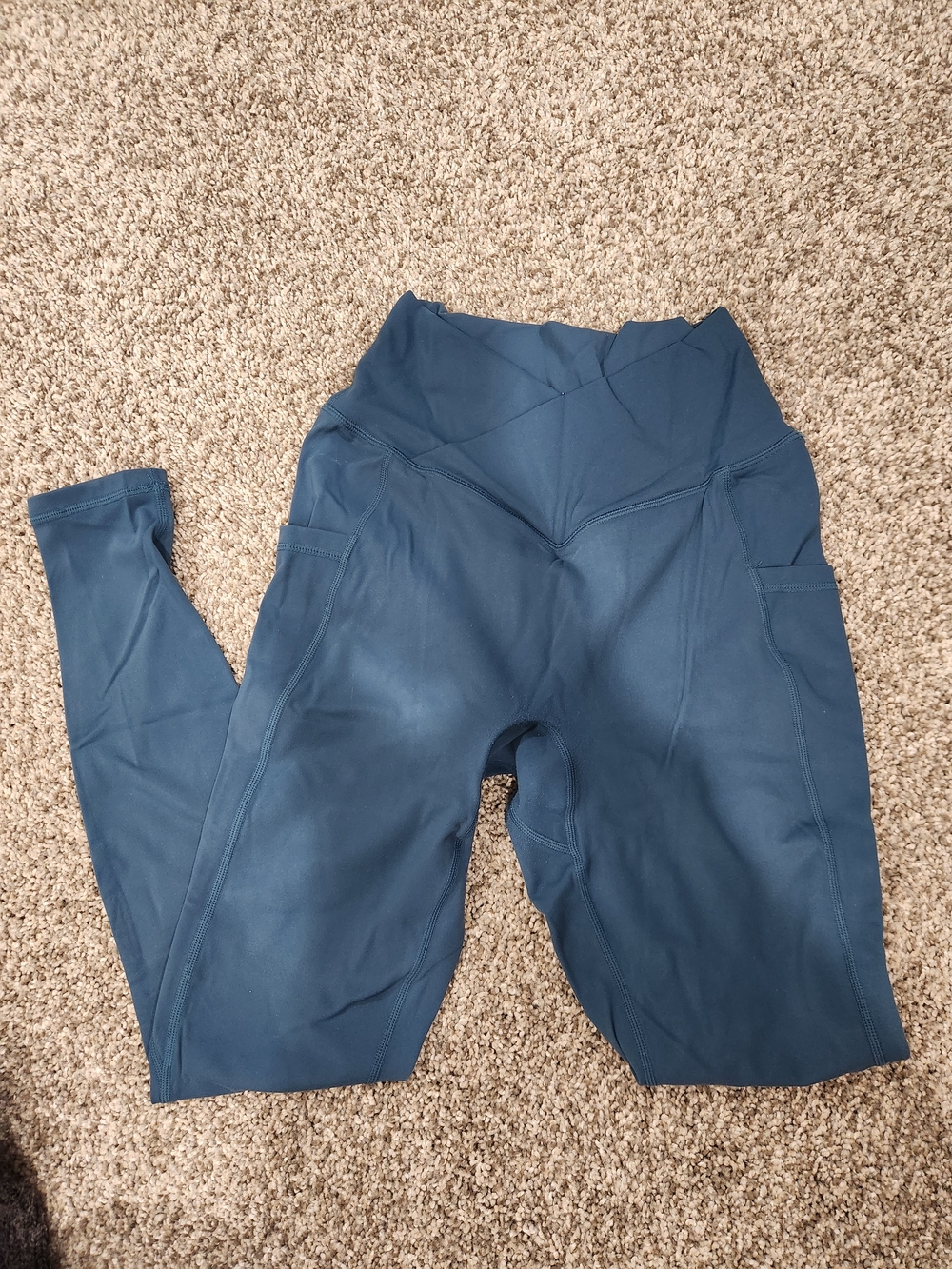 BuffBunny Teal-Blue High-Rise Pocket Leggings